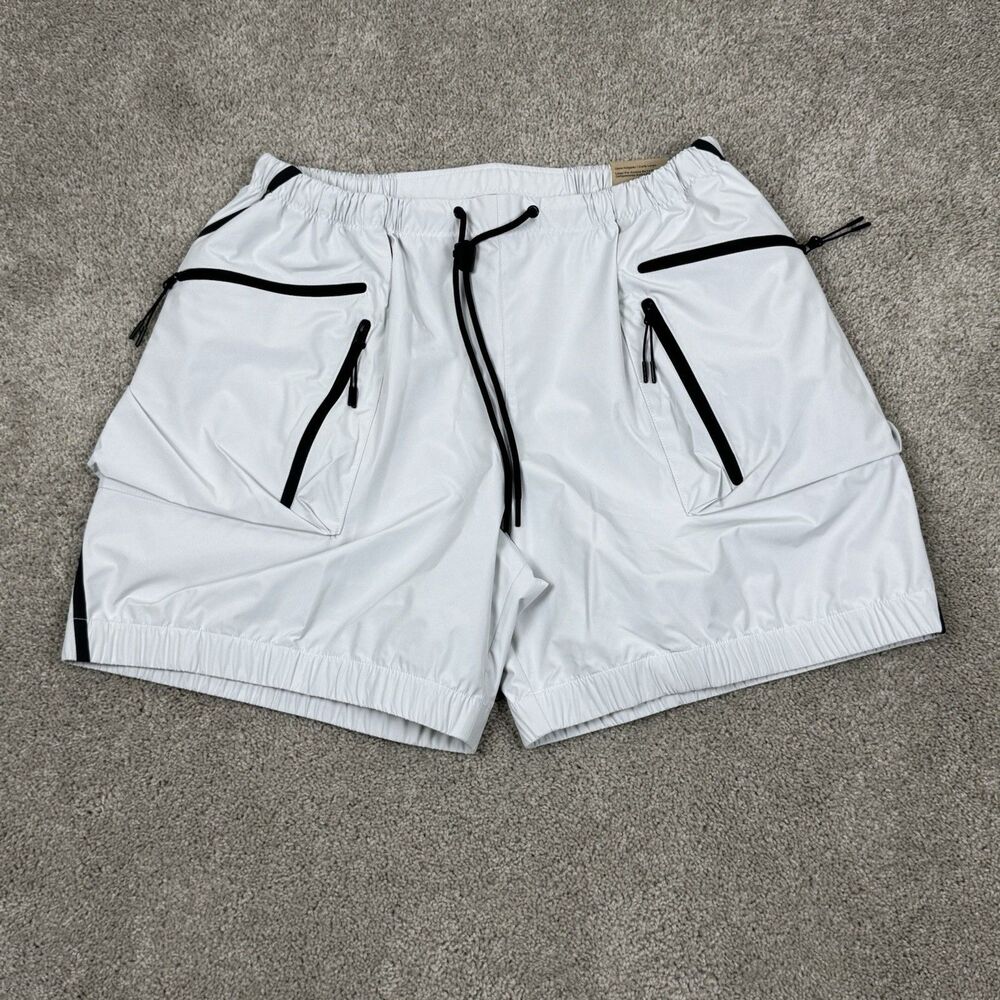 Nike Tech Summit Shorts Mens Medium Light Gray Lightweight HJ2946-121 NEW $135